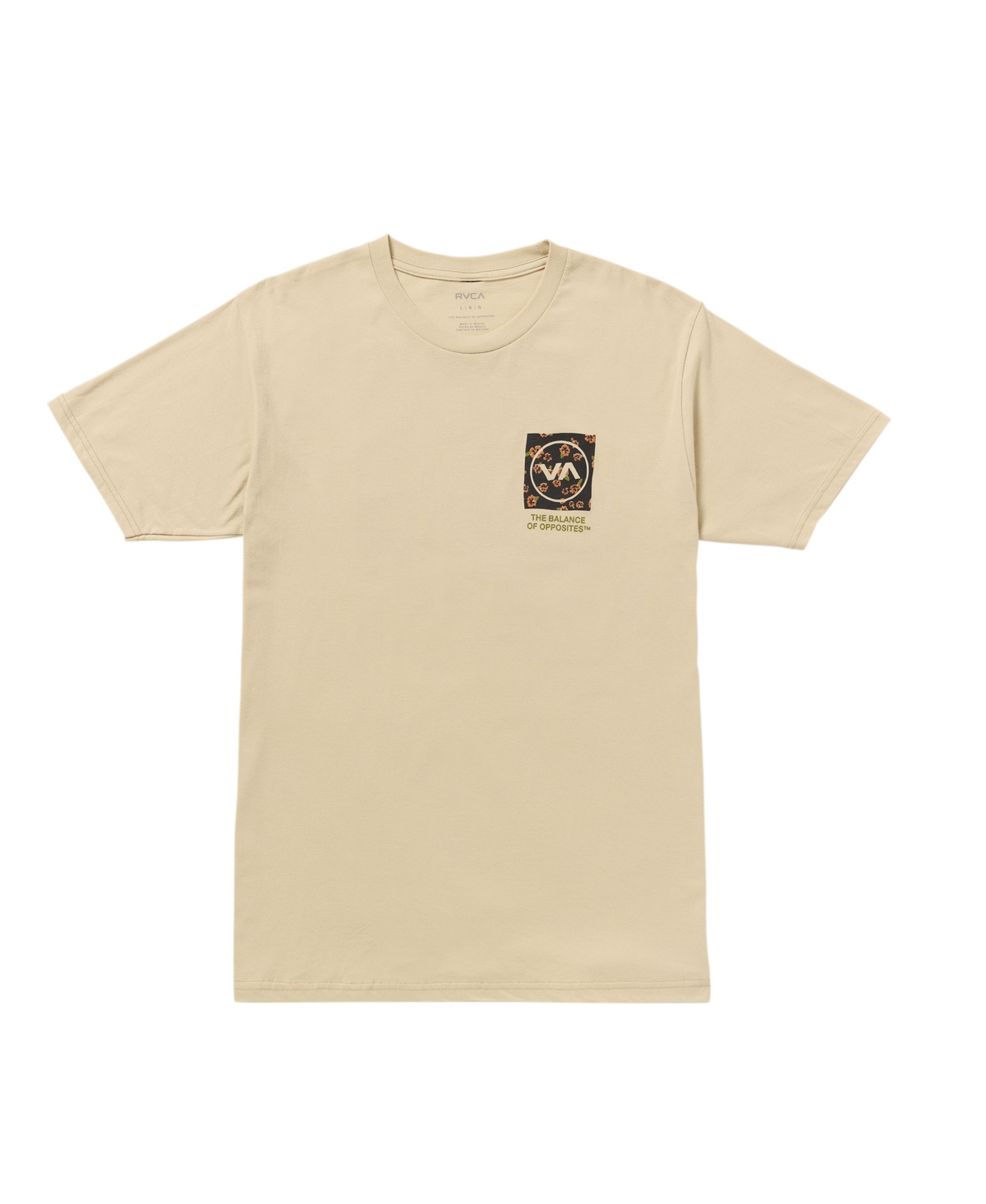 Rvca Men's Floral Circle T-Shirts