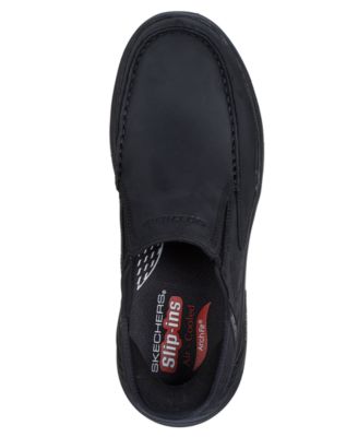 Skechers Men's Relaxed Fit Arch Fit Slip-Ins: Motley Leather