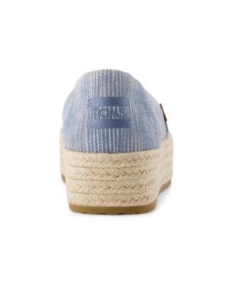 Women's Valencia Novelty Denim Platform Espadrilles