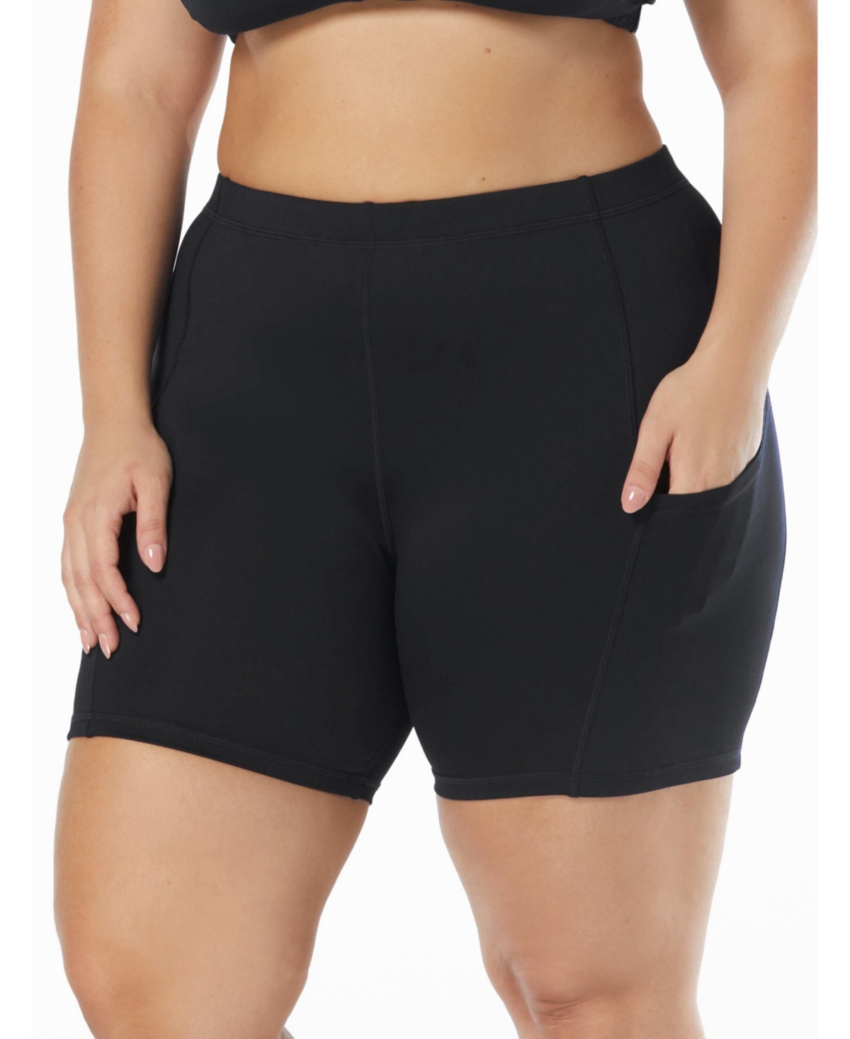 Beach House Sport Plus Size Indy Swim Short - 001 black