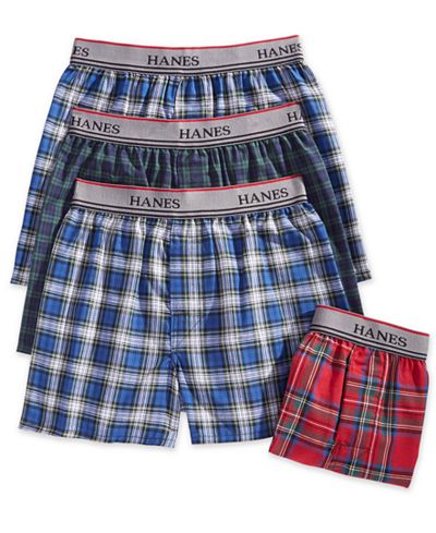 Hanes Boys' Bonus 4-Pack Boxers