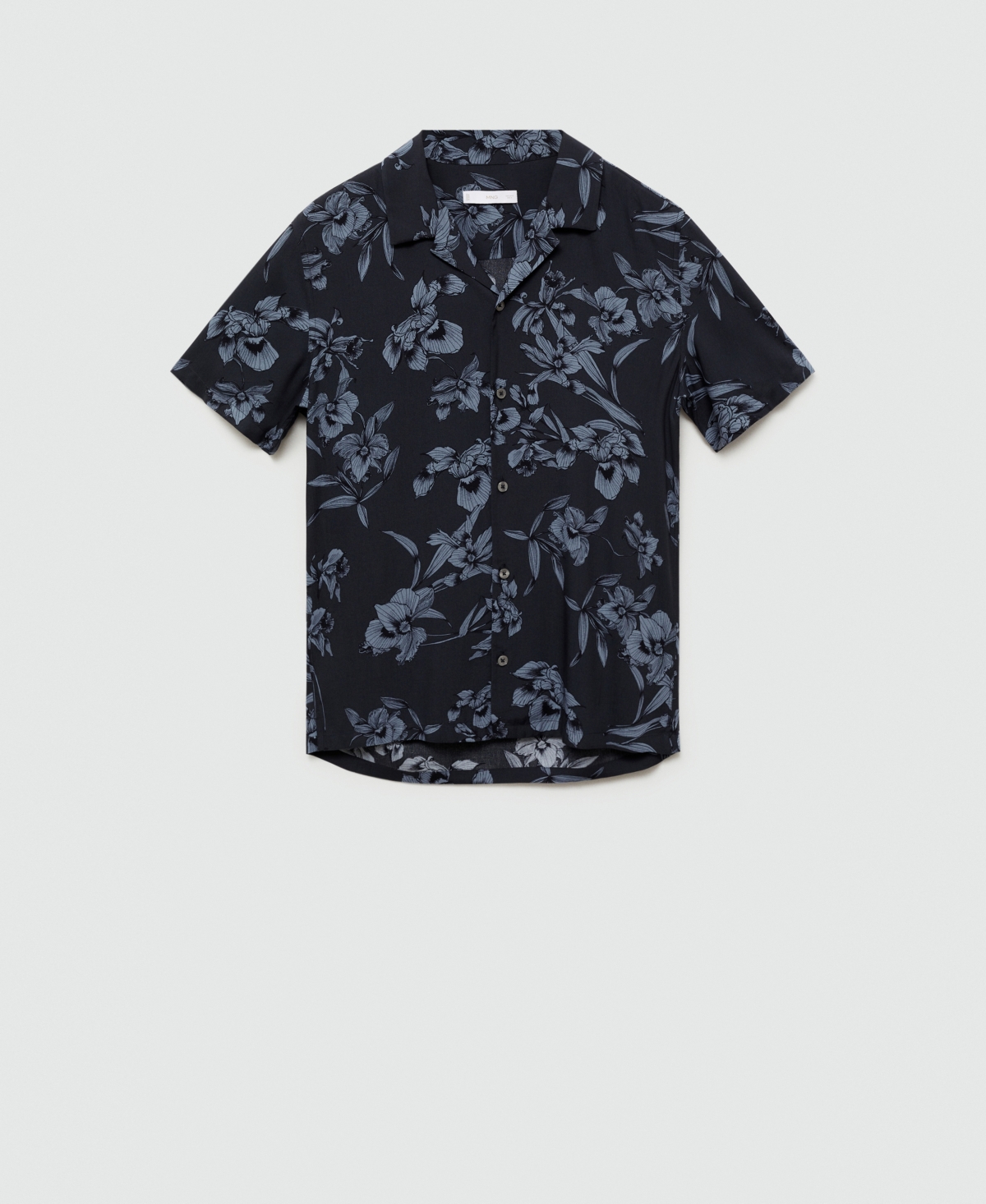 MANGO MEN'S FLOWY HAWAIIAN-PRINT SHIRT 