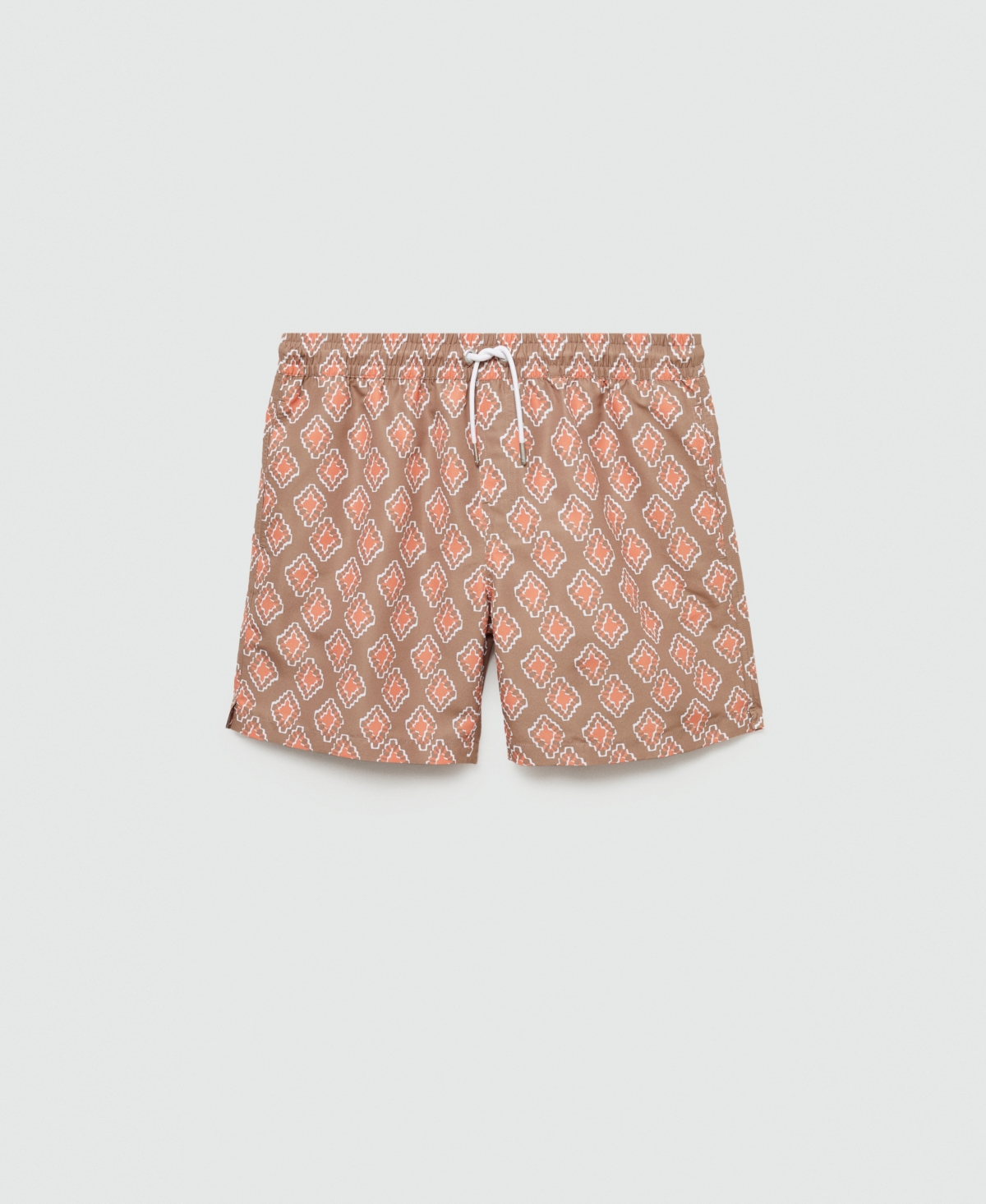 Mango Men's Geometric-Print Swimsuit