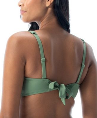 Women's Charisma Bra-Sized Pleated Bikini Top