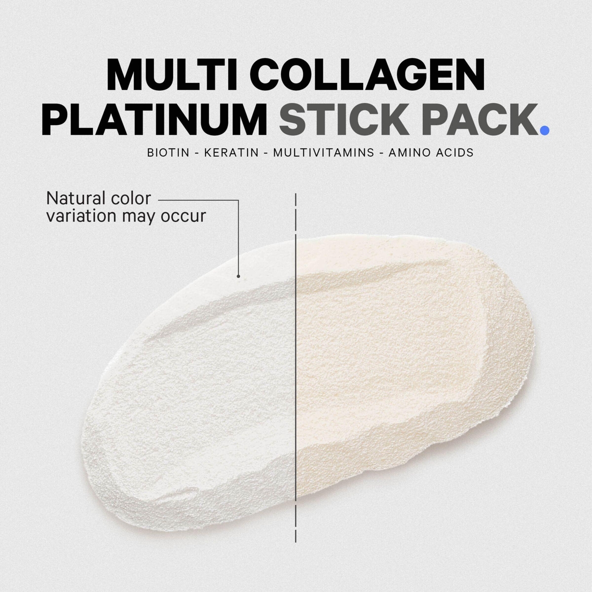 Codeage Multi Collagen and Biotin 10,000 mcg + Vitamin C, B6 & D3, Keratin, Hyaluronic Acid, Niacin, 18 Amino Acids - Stick Packs Supplement - 5 Types