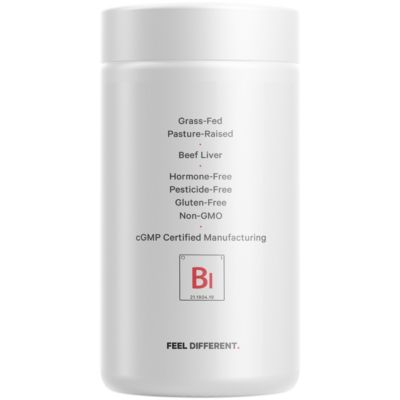 Grass Fed Beef Liver Supplement Superfood, Freeze Dried Non-Defatted, Desiccated Beef Liver Glandulars Bovine Pills Beef Vitamins 180 Capsules