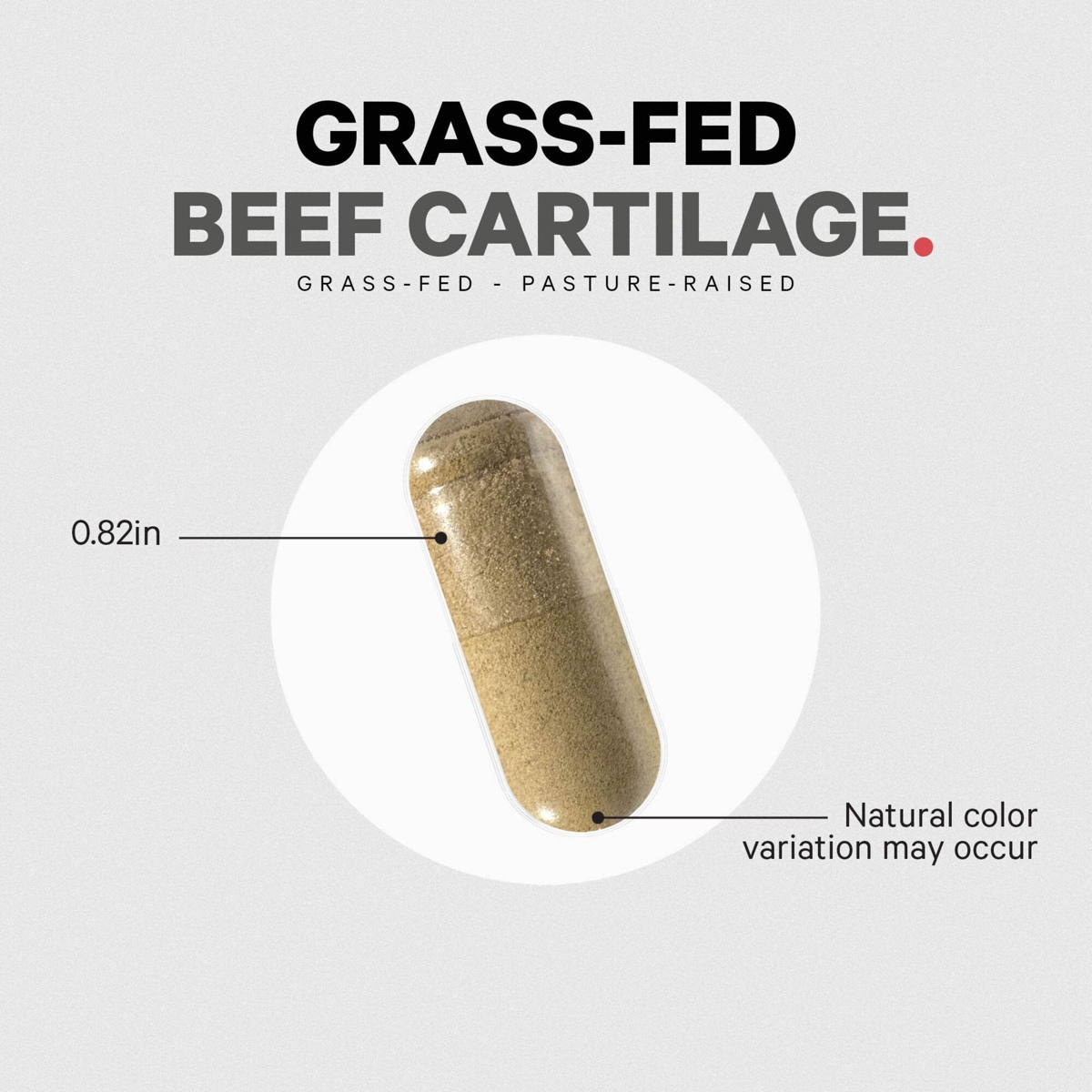 Codeage Grass Fed Beef Cartilage Supplement - Freeze Dried, Non-Defatted, Desiccated Beef Tracheal Bovine Cartilage & Liver Pills – Pasture Rai