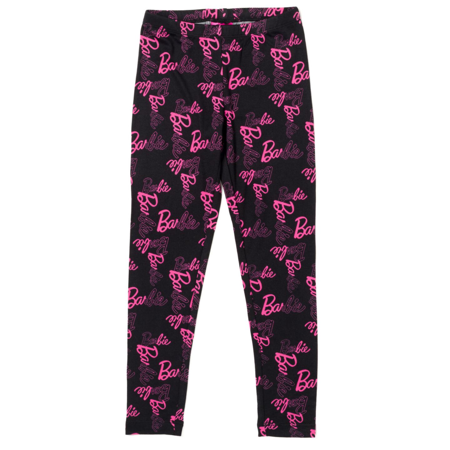 Детский комплект Barbie Little Girls Zip-Up Hoodie and Leggings Set, цвет: Меланжевый серый розовый — фото 8