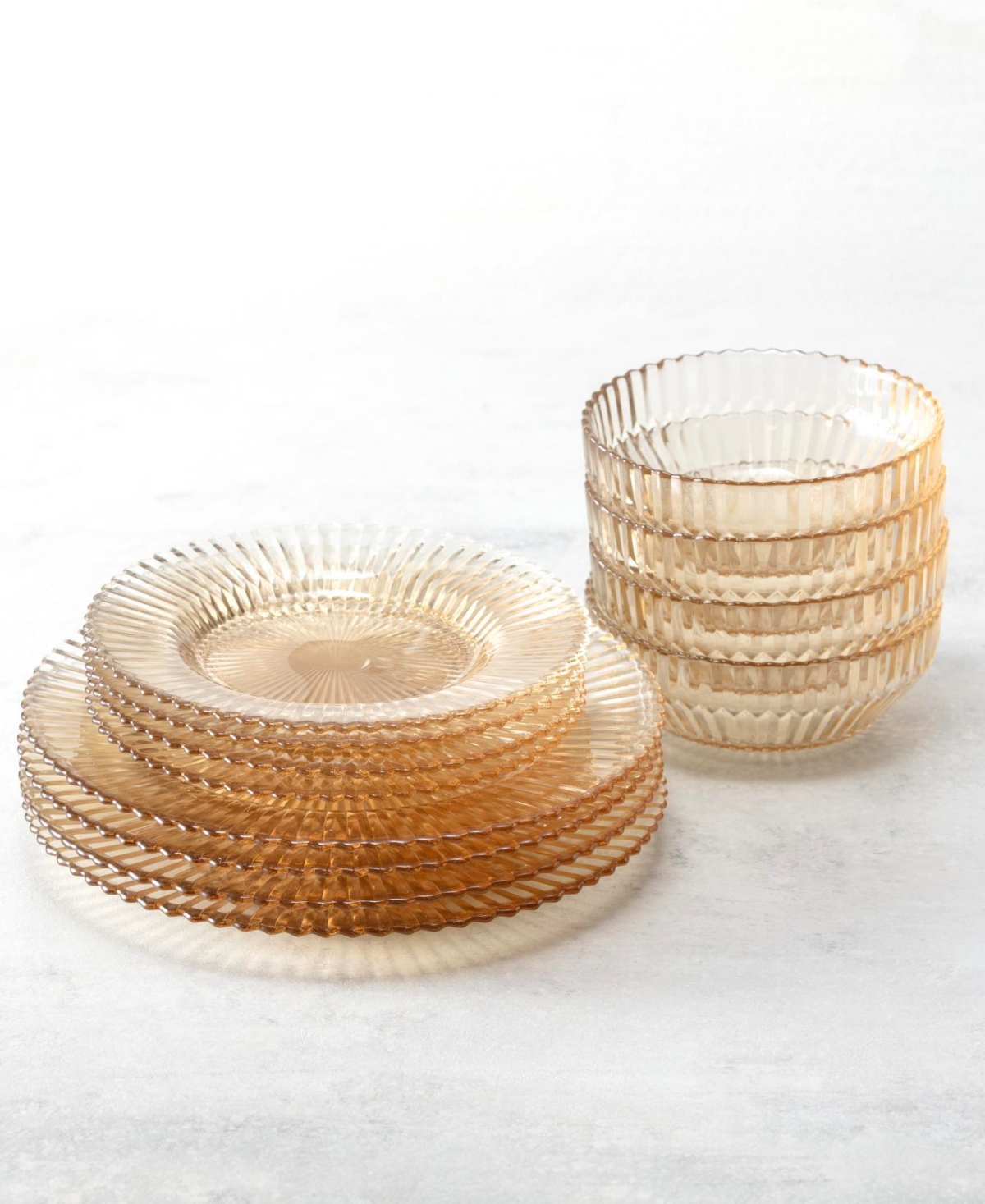 Fortessa Archie Salad Plates, Set Of 4 In Neutral