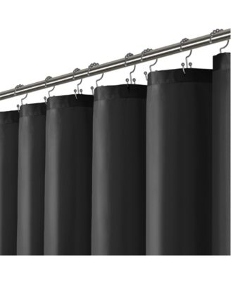 72" W x 72" H Heavy Duty Fabric Shower Curtain Washable