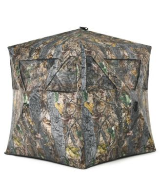 3 Person Portable Pop-Up Ground Hunting Blind with Tie-downs