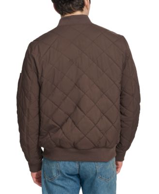 Men's Quilted Fashion Bomber Jacket