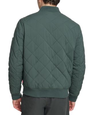 Men's Quilted Fashion Bomber Jacket