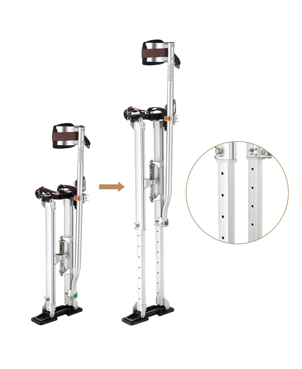 Yescom Drywall Stilts w/ Wing Bolt Replacement 24