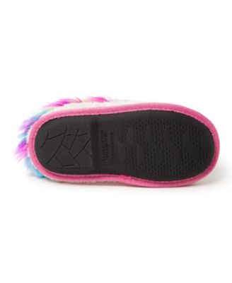 Kids Peyton Novelty Unicorn Fuzzy Slipper