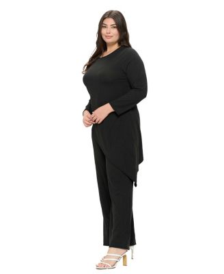Plus Size Gianna Asymmetrical Rib Set