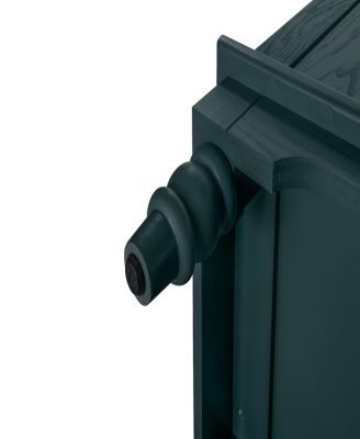 Simplie Fun Hollow-Carved 2-Door Accent Sideboard with Adjustable Shelf