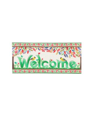 4 Season Trees, Set of 4 Sassafras Indoor Outdoor Switch Doormat 1'10"x10" Multicolored