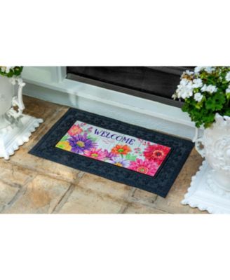 Welcome Home Spring Sassafras Indoor Outdoor Switch Doormat 1'10"x10" Multicolored