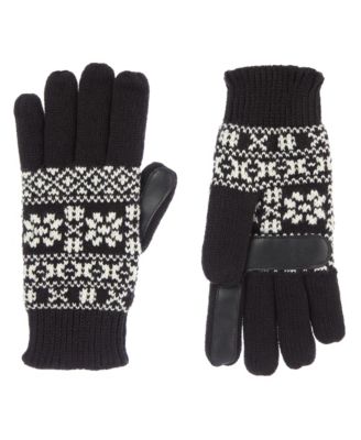 Women's Nordic Fairisle Water Repellent Knit Gloves
