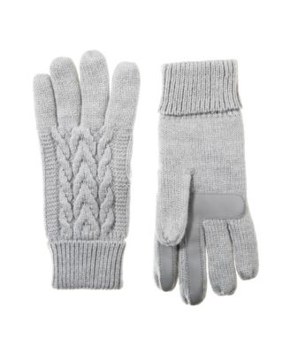 Women's Touchscreen Cable Knit Gloves
