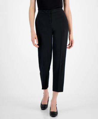 Women's Elastic Waist Slim-Fit Ankle Pant