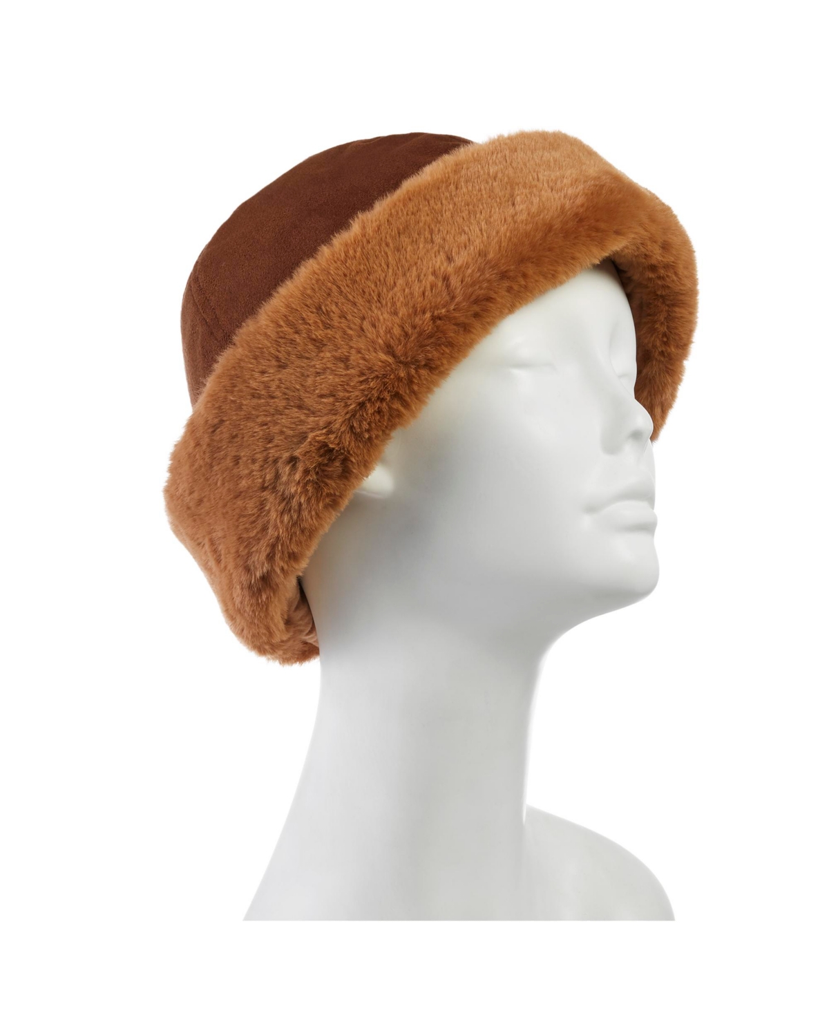 Isotoner Women's Microfiber Water Repellent Hat In Cognac