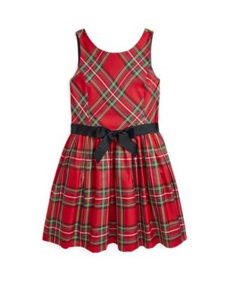 Big Girls Plaid Twill Dress