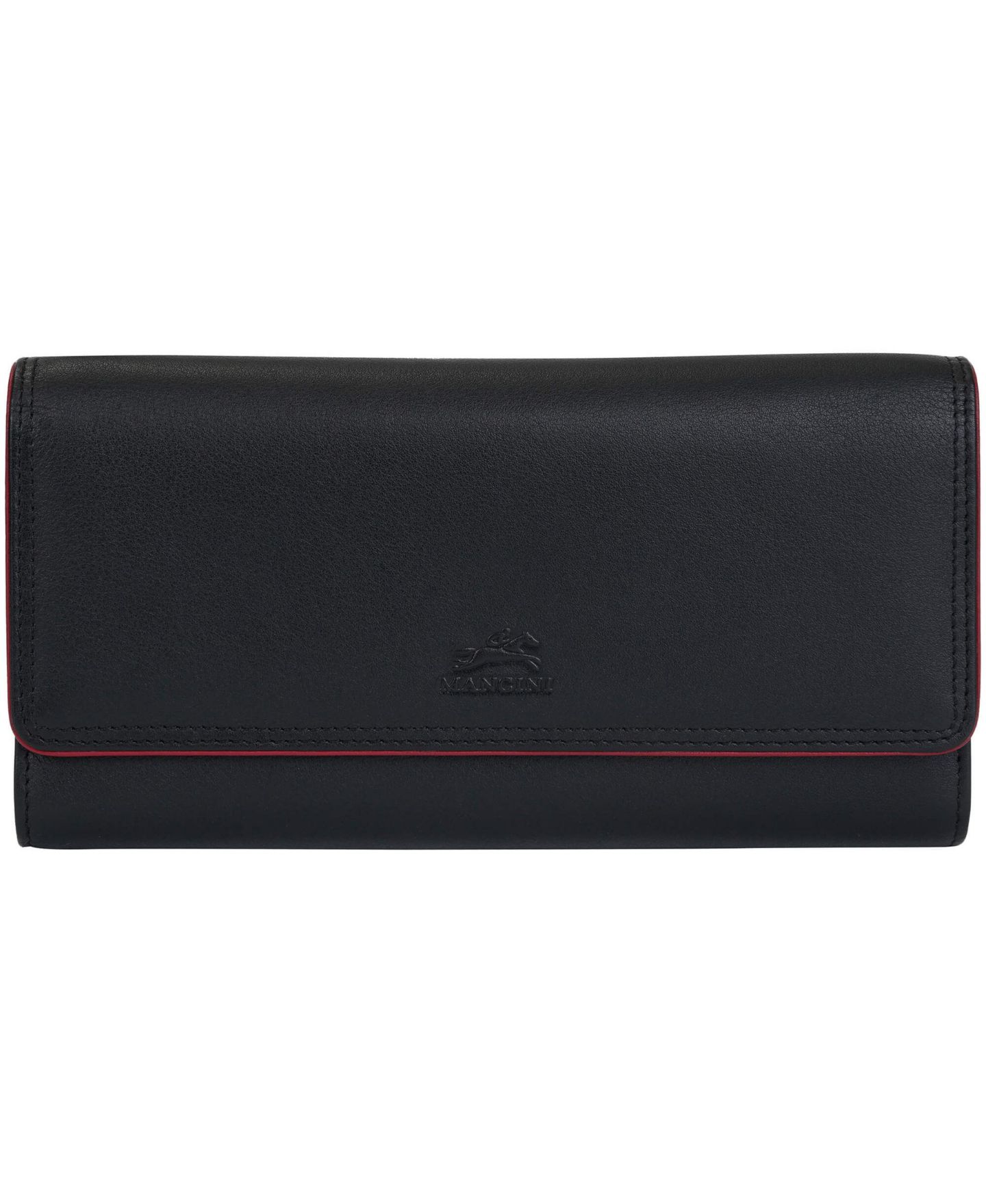 Женский кошелёк Mancini Sonoma RFID Secure Quad Fold Wallet, цвет: Чёрный — фото 1