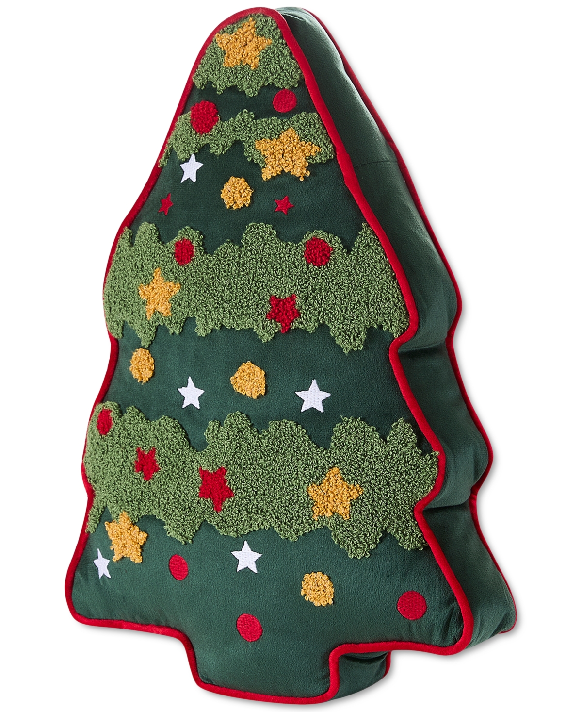 Evergreen Ivy Christmas Tree Pillow, 16