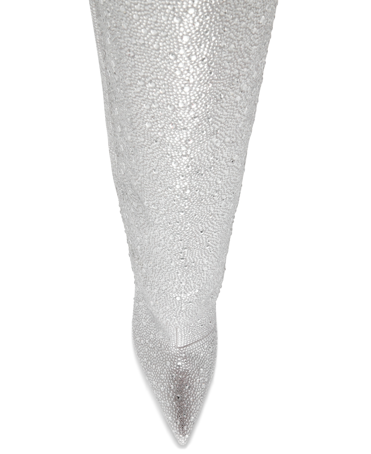 Steve Madden Women's Sanya Rhinestone Stiletto Cuffed Tall Dress Boots