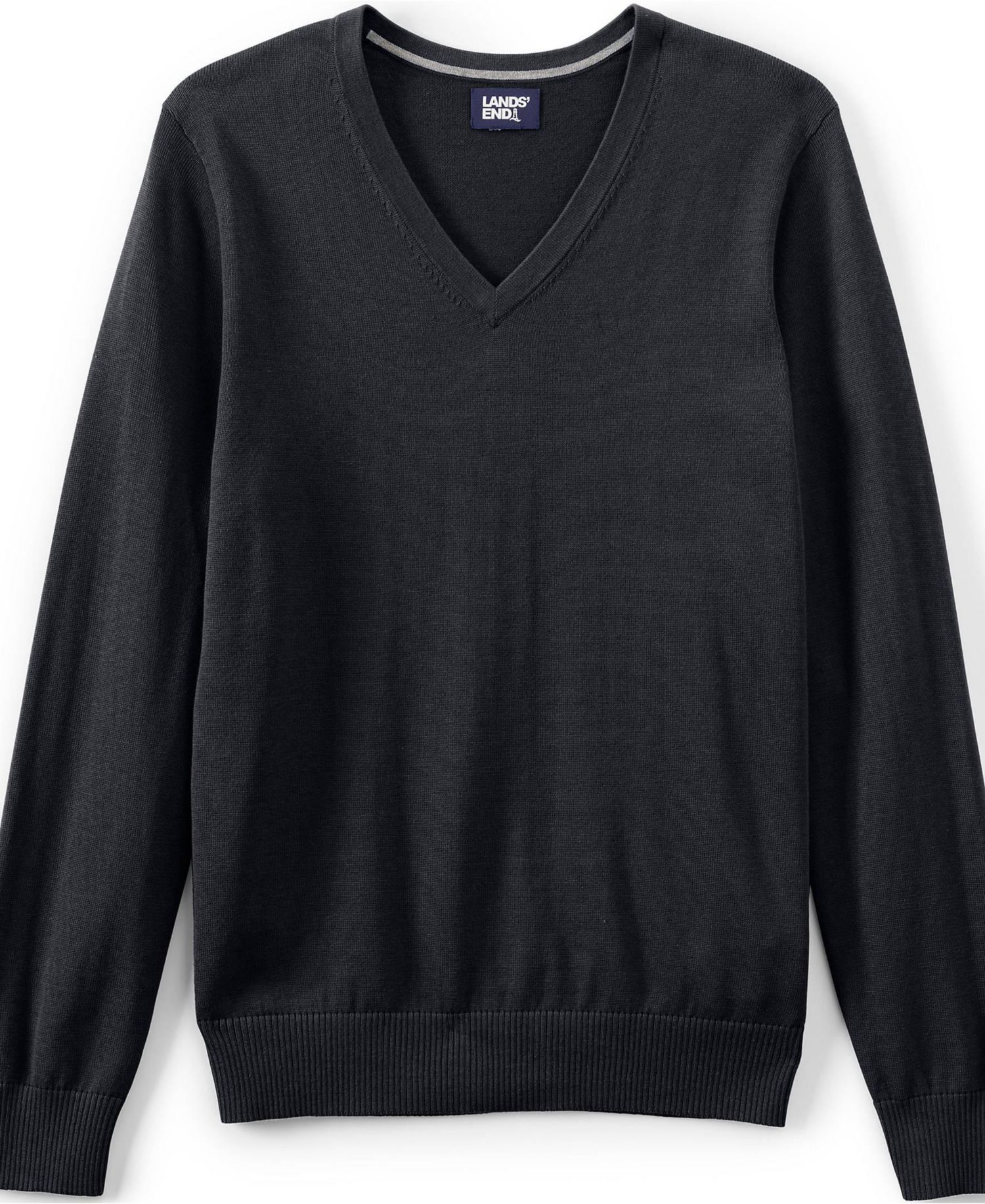 Men's Unisex Cotton Modal V-neck Pullover Sweater