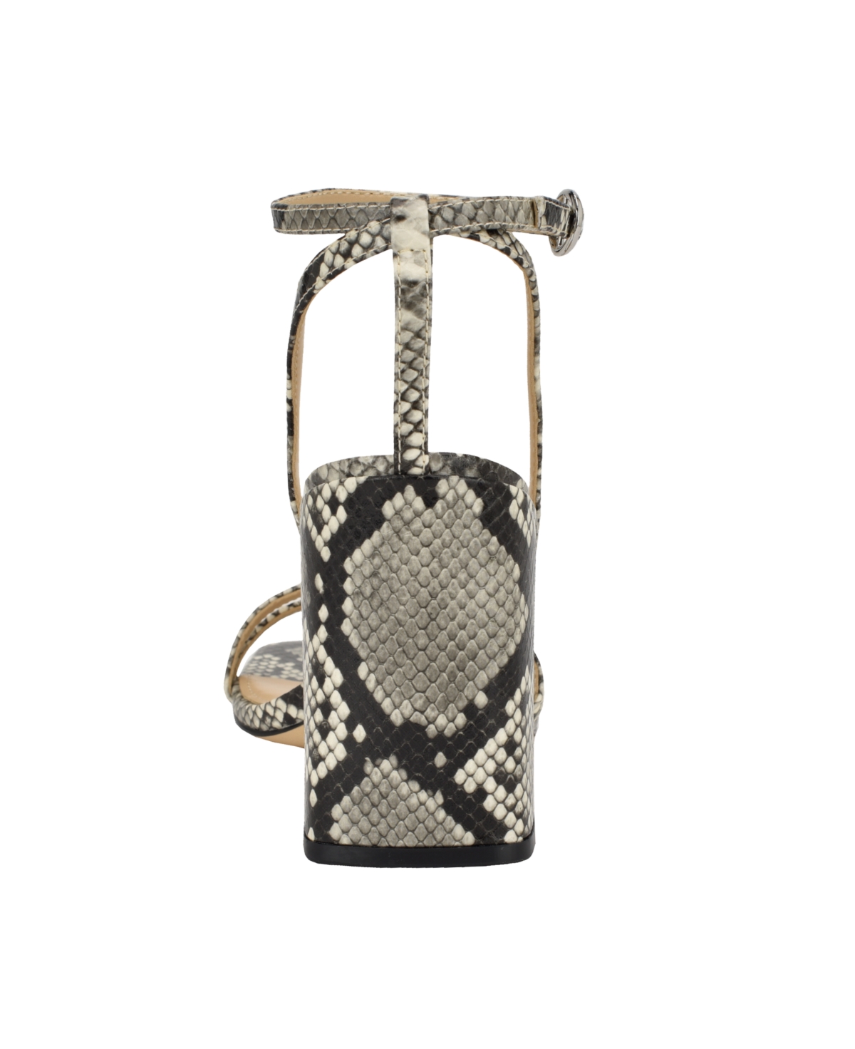 Calvin Klein Women's Sassa Block Heel Square Toe Dress Sandals