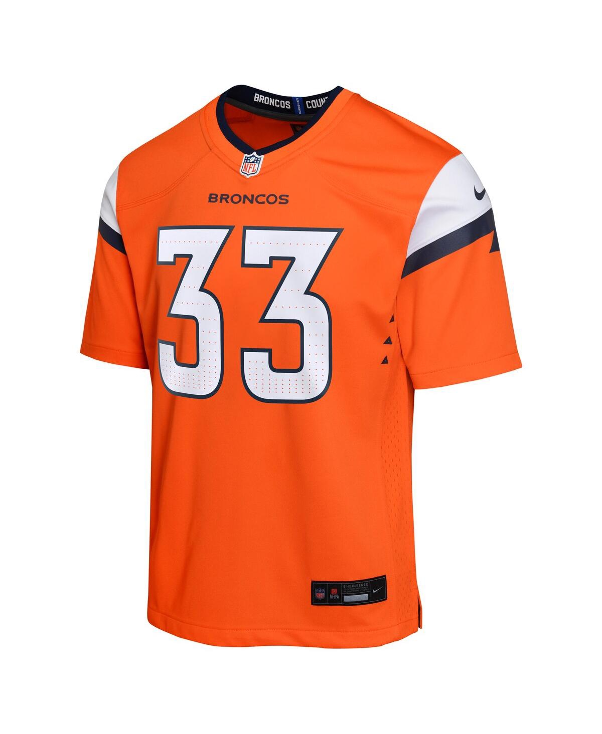 Nike Big Boys and Girls Javonte WilliamsDenver Broncos Mile High Collection Game Jersey - Orange