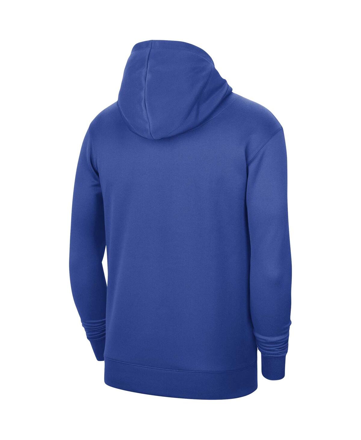 Nike Men's and Women's Royal Dallas Mavericks 2023/24 Performance Spotlight On-Court Practice Pullover Hoodie