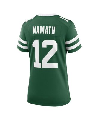Women's Joe Namath Legacy Green New York Jets Retired Player Game Jersey