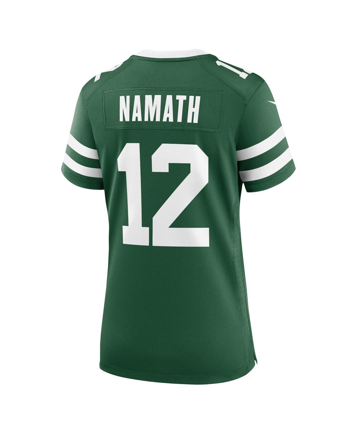 Nike Women's Joe Namath LegacyNew York Jets Retired Player Game Jersey - Green
