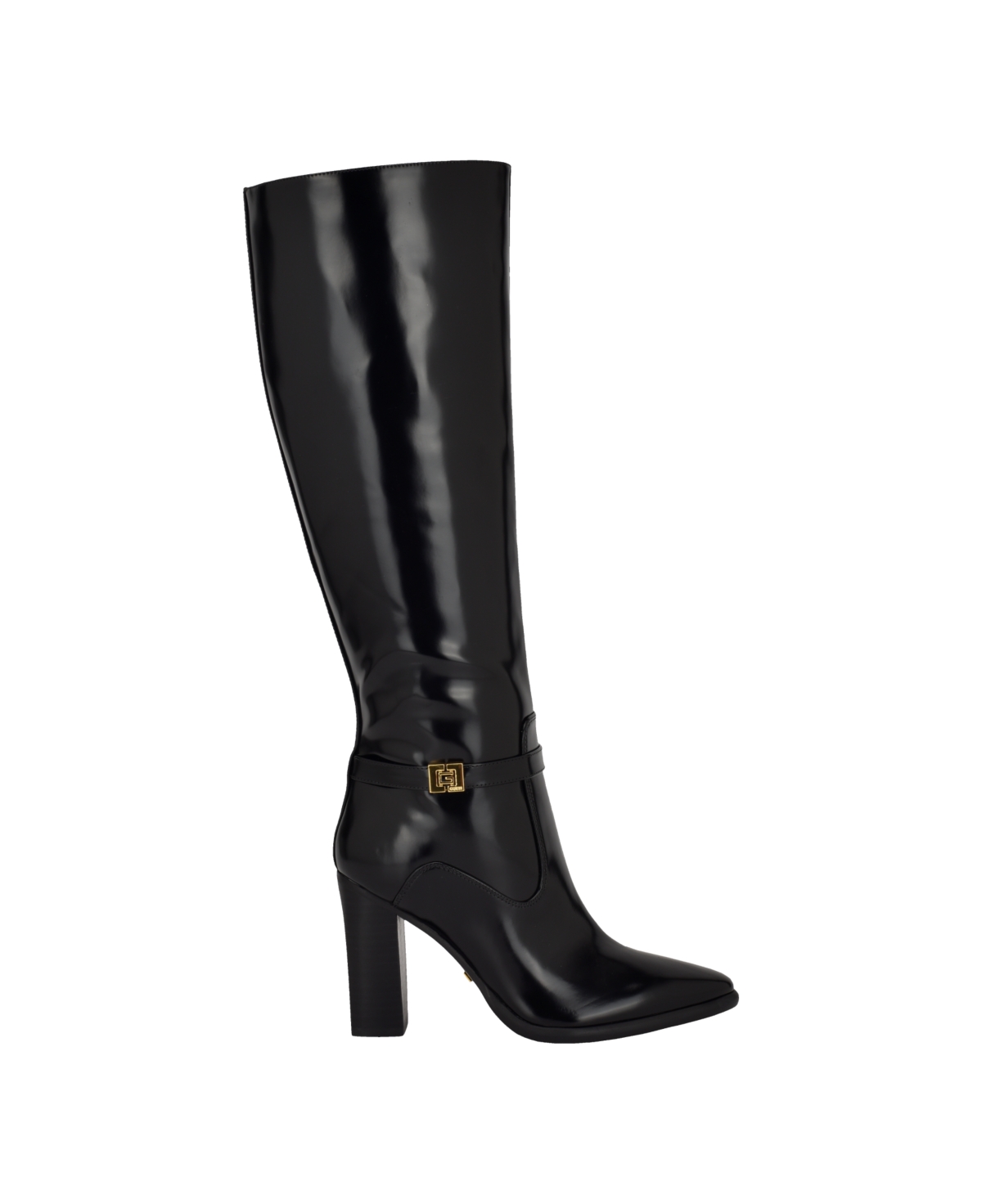 Guess Women's Lendy Buckle Strap G-Logo High Knee Boots