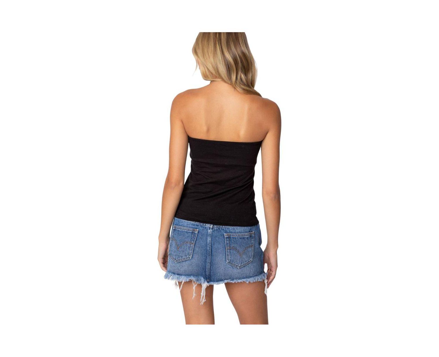 Women's Built In Bra Tube Top