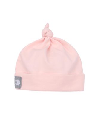 Lambs  Ivy 5 Piece Pink/Gray Plush Infant/Newborn Baby Gift Bag w/ Swaddle