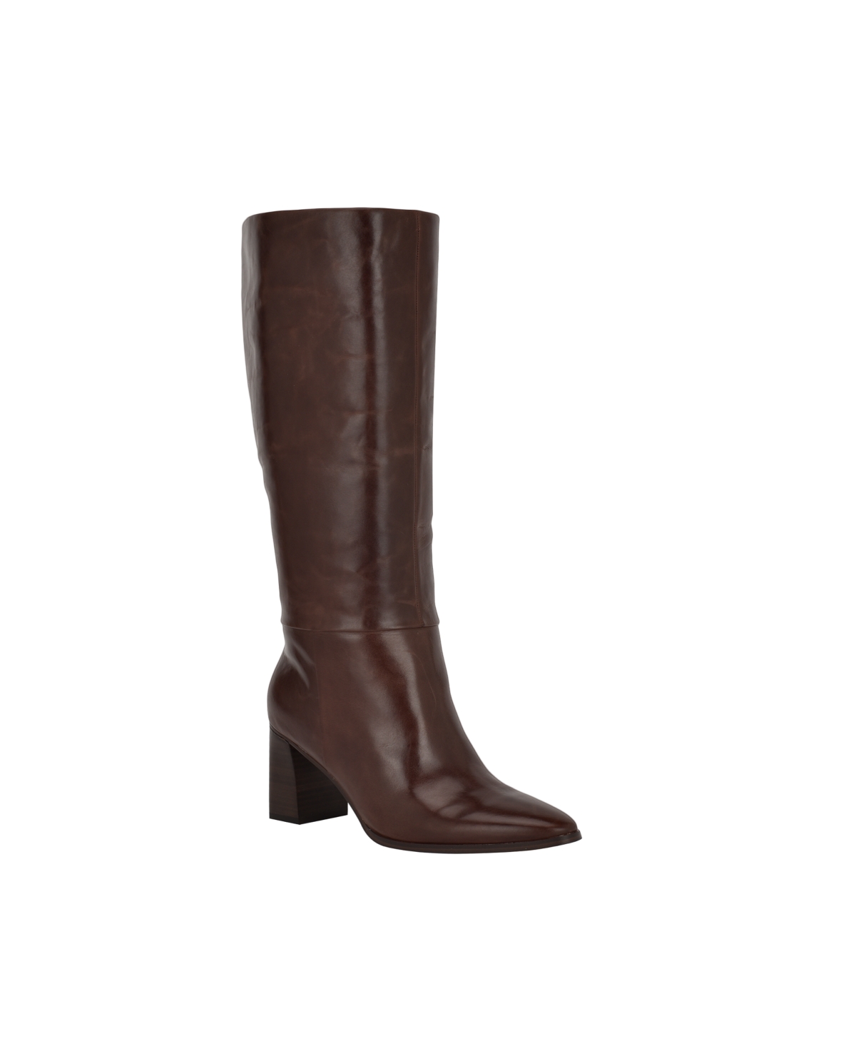 Calvin Klein Women's Dawna Block Heel Knee High Tall Shaft Boots