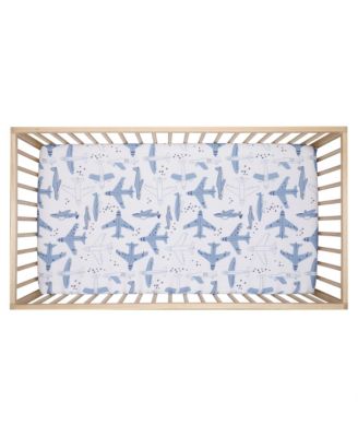 Little Aviator 3-Piece Airplane Nursery Baby Crib Bedding Set