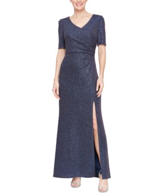 blue dress for baby girl Elbow Sleeve Dress main image 1