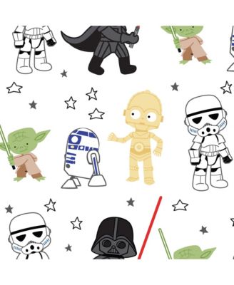 Star Wars Classic Fitted Crib/Toddler Sheet - Yoda/Darth Vader
