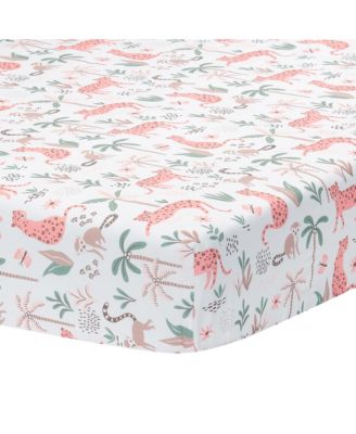 Enchanted Safari Leopard/Lemur Jungle 3-Piece Baby Crib Bedding Set