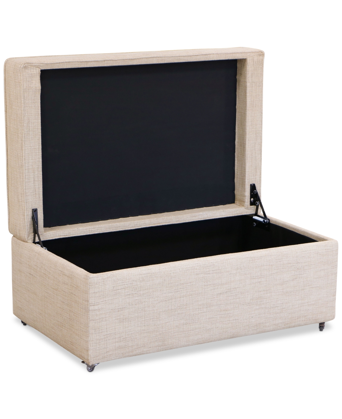 Macy's Kaelie 40" Fabric Storage Bench, Created For  In Camel