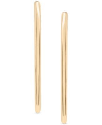 Polished Hoop Earrings in Gold Vermeil, Created for Macy's