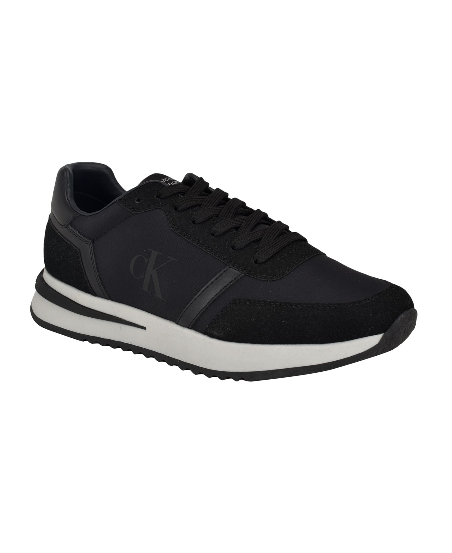 Мужские кроссовки Calvin Klein Picio Lace Up Casual, цвет: Чёрный — фото 1
