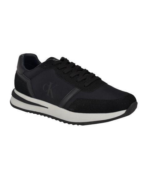 Мужские кроссовки Calvin Klein Picio Lace Up Casual, цвет: Чёрный