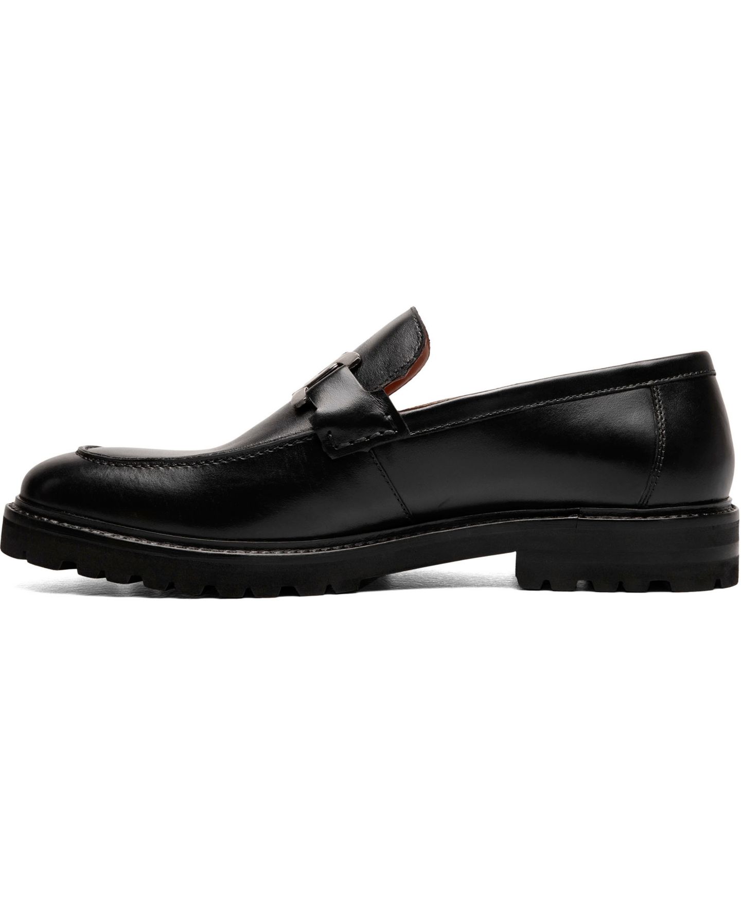 Мужские туфли Stacy Adams Hale Moc Toe Bit Slip On Loafer, цвет: Чёрный — фото 3